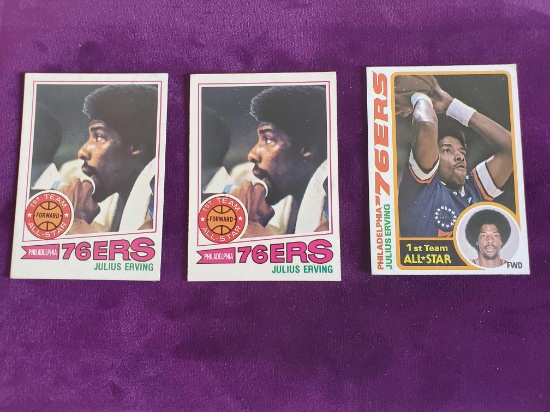 JULIUS ERVING CARDS