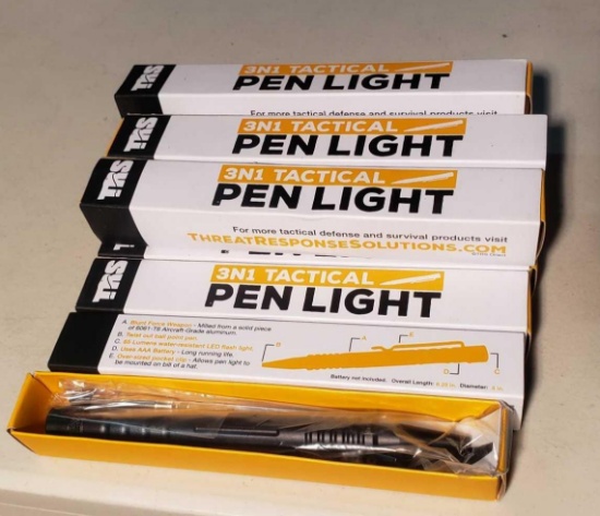 8 TRS 3 in 1 Tactical Pen Lights