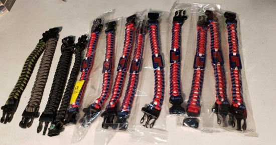 13 Paracord Bracelets