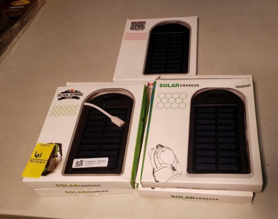5 USB Solar Chargers