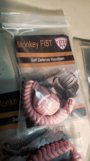 10 Monkey Fist and 11 Paracord Grenades