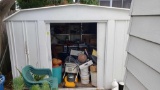 CONTENTS OF GARDENING SHED