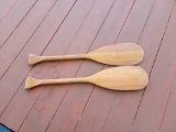 SMALL PAIR OF BOATING OARS