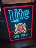 CERVEZA LIGHT BEER SIGN