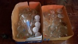 2 BOXES OF ASSORTED BEER GLASSES