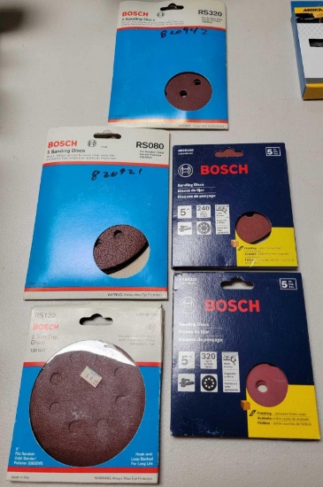 GROUP LOT OF BOSCH SAND PAPER