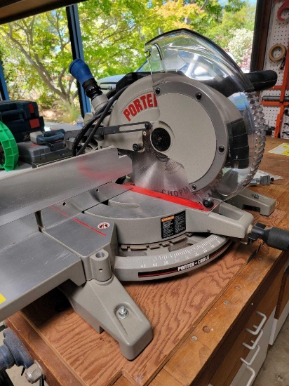 PORTER CABLE COMPOUND LASER MITER SAW