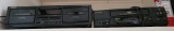 ONKYO DOUBLE CASSETTE PLAYER/SANSUI VCR