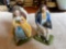 VINTAGE HAND PAINTED VICTORIAN PORCELAIN FIGURINES
