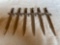 LOT OF 6 MINI BAYONET LETTER OPENERS