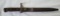 WEYERSBURG KIRSCHBAUM & CO BAYONET WITH SCABBARD