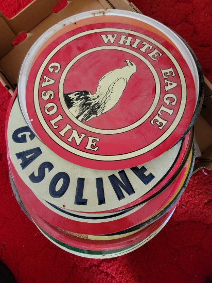 ROUND GAS SIGNAGE