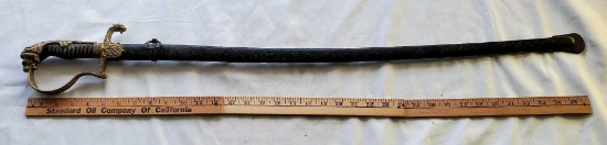 PRUSSIAN INFANTRY OFFICERS SWORD WITH SCABBARD
