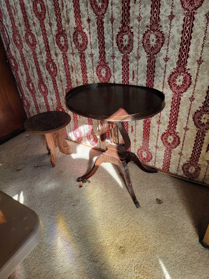 VINTAGE HARP TABLE