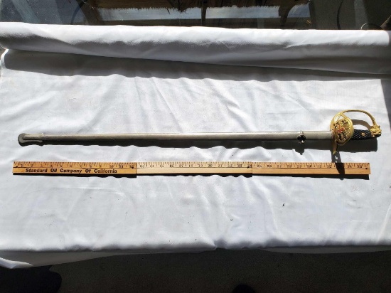 SPANISH OFFICERS SWORD WITH SCABBARD