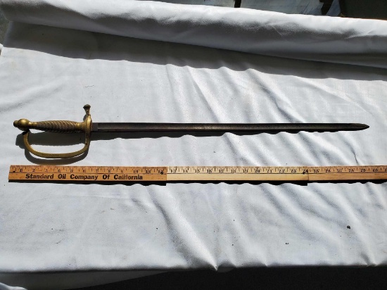 EMERSON AND SILVER MODEL 1840 US DFM OFFICER SWORD