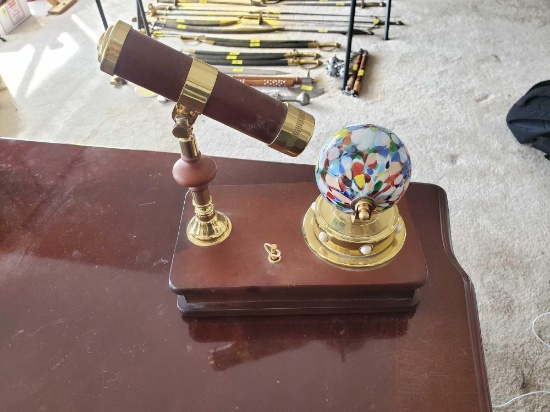 ROTATING GLOBE BY THE SAN FRANCISCO MUSIC BOX COMPANY
