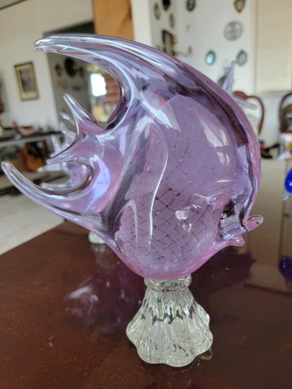 1 MURANO GLASS FISH