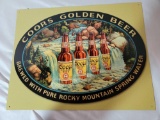 VARIOUS BEER TIN POSTERS