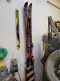 ROSSIGNOL DOWN HILL SKIS AND GOODE POLES