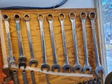 11 LARGE WRENCHES