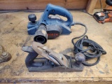 STANLEY HAND PLANER AND BOSCH ELECTRIC PLANER