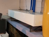 MODERN WHITE LACQUER TV STAND