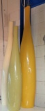 3 LARGE OGETTI DESIGN DECORATIVE VASES