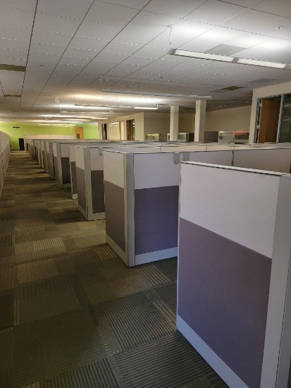 SET OF 36 SHORT STYLE CUBICLES