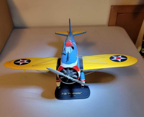 P-26A PEASHOOTER AIRCRAFT MODEL