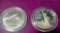 1986 ELLIS ISLAND SILVER DOLLAR AND US CONSTITUTION 200TH ANNIVERSARY SILVER DOLLAR