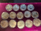 SET OF AMERICAN EAGLE SILVER DOLLARS
