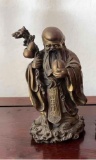 3 FIGURAL BRONZE STATUES