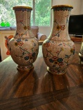 CLOISONNE FLORAL VASE