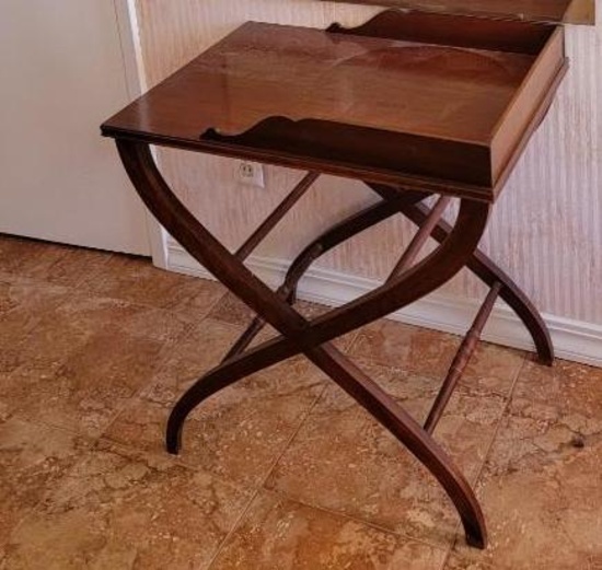 BUTLERS TRAY TABLE AND WALL MIRROR