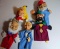 5 STEIFF ROYAL FAMILY FELT PUPPETS