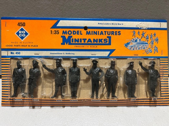 MODEL MINIATURES ARMY LEADERS WWII