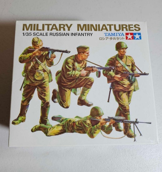 TAMAYA RUSSIAN INFANTRY MINATURE MODELS