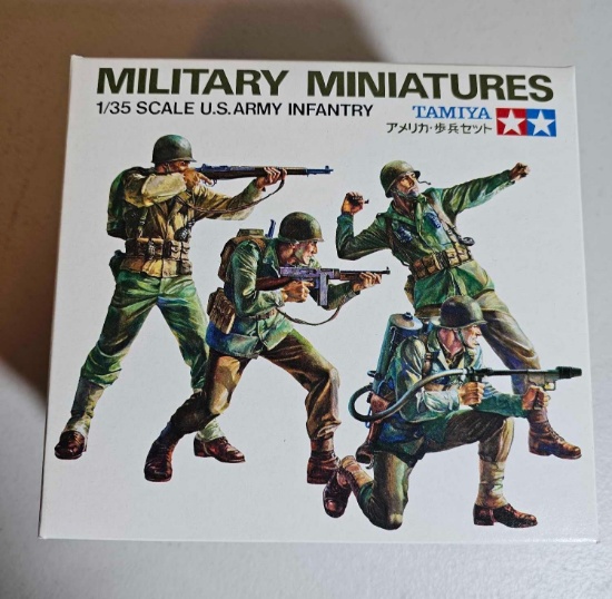 TAMIYA U.S. ARMY INFANTRY MINATURE MODELS