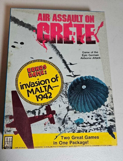 AN ASSAULT ON CRETE BOARD GAME