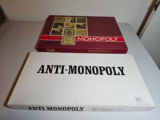 MONOPOLY AND ANTI-MONOPOLY BOARD GAME