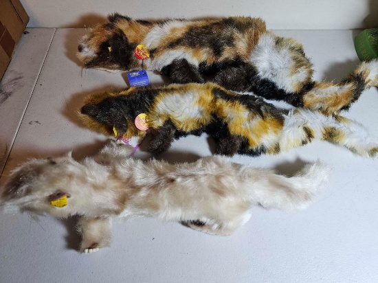 WIZZI FERRETS AND MINKY THE WIESEL STEIFF ANIMALS