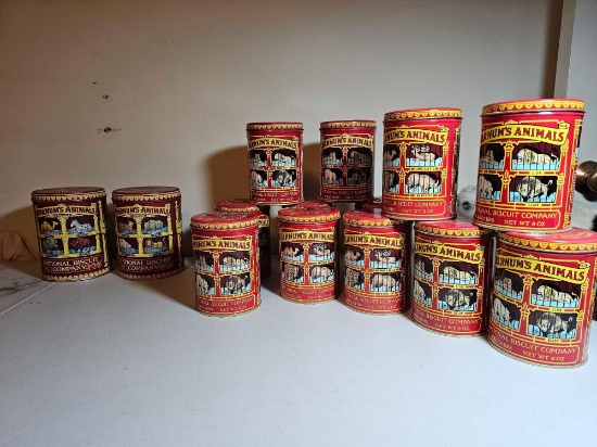 BARNUM?S ANIMAL BISCUIT TINS