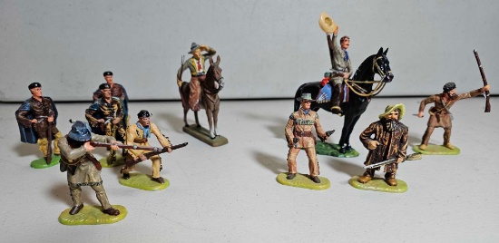 ELASTOLIN FRONTIERSMEN FIGURES
