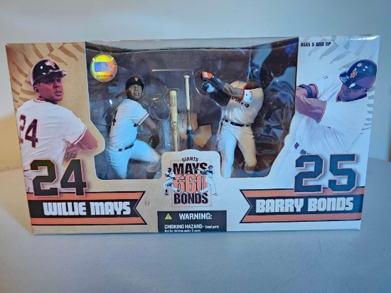 WILLIE MAYS AND BARRY BONDS FIGURES