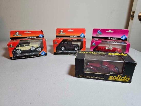 SOLIDO VINTAGE DIE CAST CARS