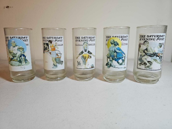 SATURDAY EVENING POST GLASSES