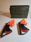 AMMO BOX AND FLARE GUNS