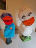 VINTAGE STEIFF MIMIC - ENTE DUCK AND MR. WHITE DUCK PUPPETS