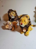 3 ORIGINAL STEIFF LIONS